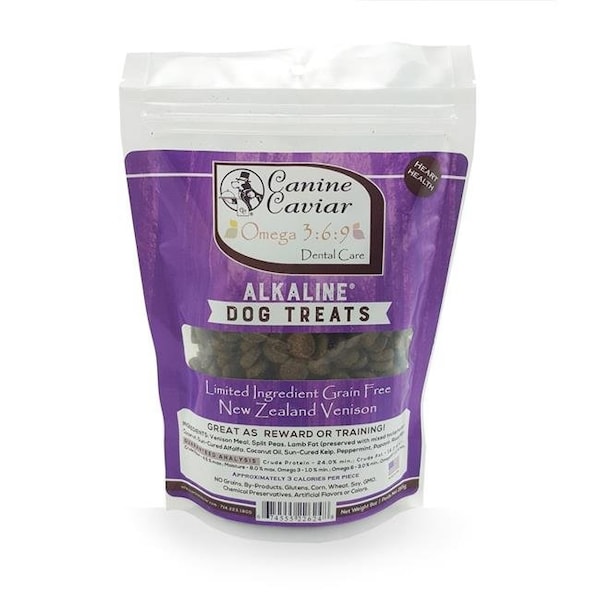 Canine Caviar 226248 Pet Foods Omega 3 - 6 - 9 Treats Venison 9 oz Bag 226248 - main
